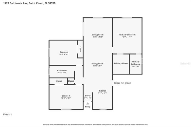 1725 CALIFORNIA AVENUE, St Cloud, FL 34769