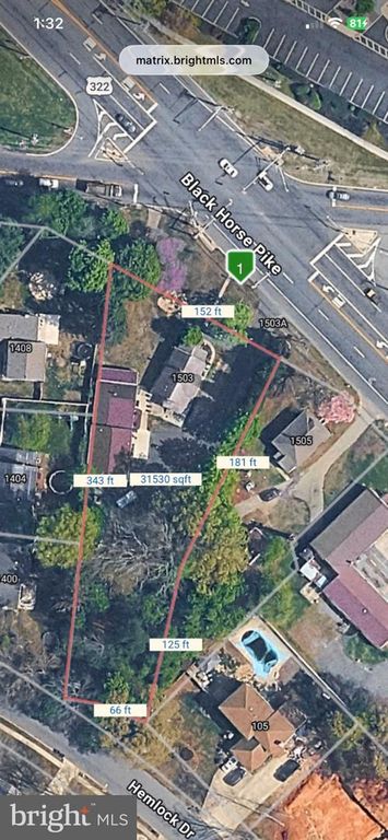 1501 S BLACK HORSE PIKE, WILLIAMSTOWN, NJ 08094 — exterior