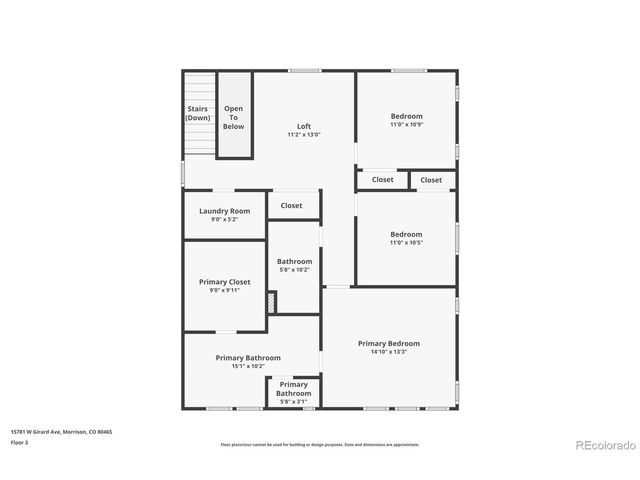 15781 W Girard Ave, Morrison, CO 80465