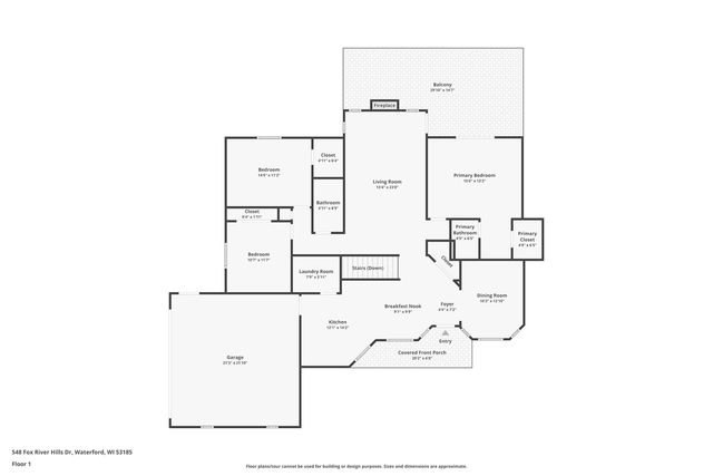 548 Fox River Hills DRIVE, Waterford, WI 53185