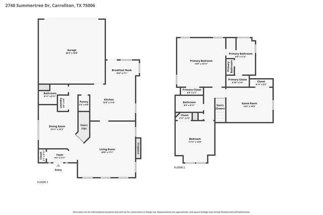 2740 Summertree Drive, Carrollton, TX 75006