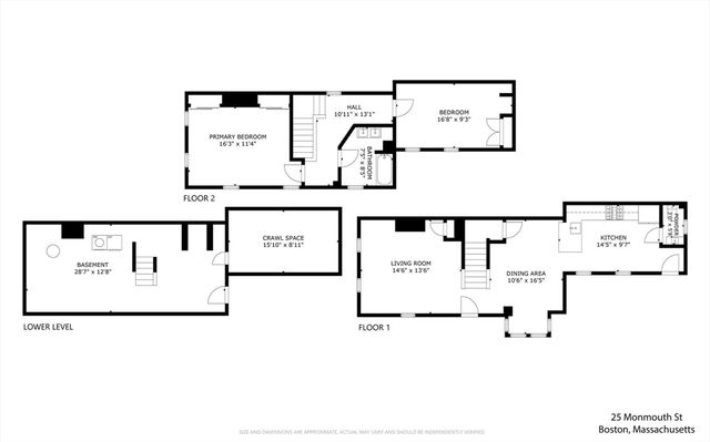 25 Monmouth St SF, Boston, MA 02128