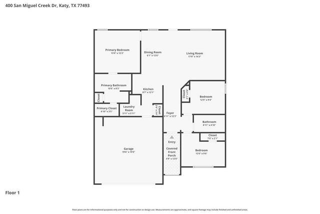 400 San Miguel Creek Drive, Katy, TX 77493
