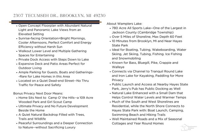 2307 Tecumseh Drive, Cambridge Twp, MI 49230