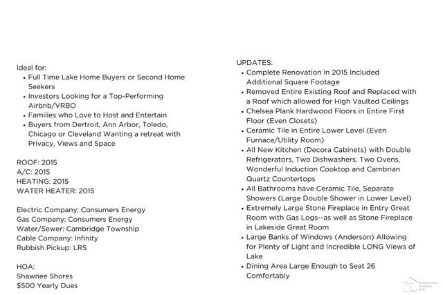 2307 Tecumseh Drive, Cambridge Twp, MI 49230