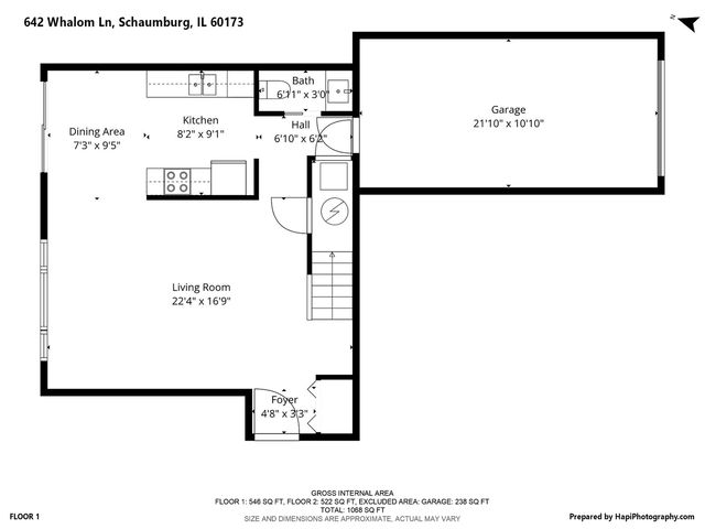 642 Whalom Lane 12-A, Schaumburg, IL 60173