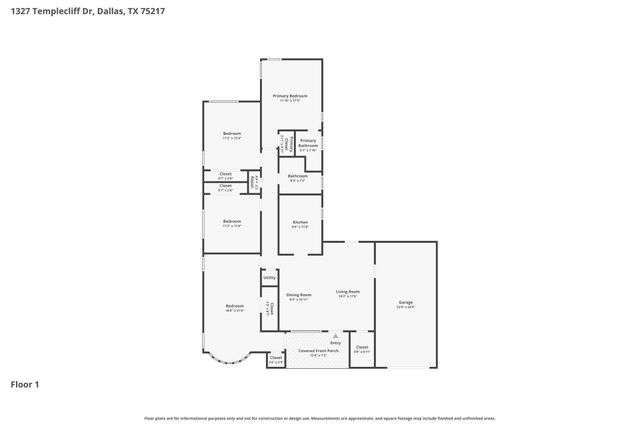1327 Templecliff Drive, Dallas, TX 75217