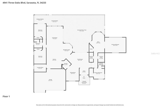 4941 THREE OAKS BOULEVARD, Sarasota, FL 34233