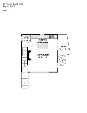 60 Franklin St 3, Somerville, MA 02145