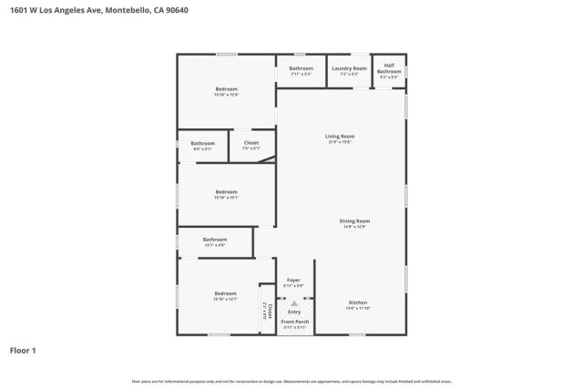 1601 W Los Angeles, Montebello, CA 90640
