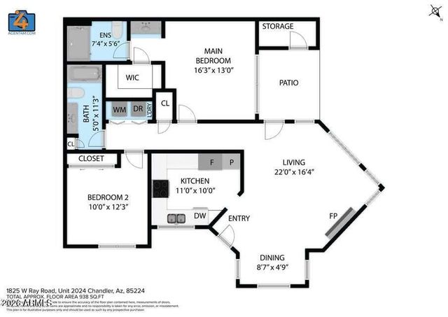 1825 W Ray Road 2124, Chandler, AZ 85224