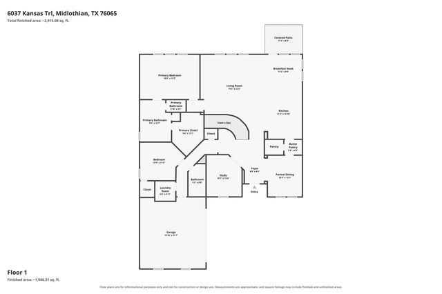 6037 Kansas Trail, Midlothian, TX 76065