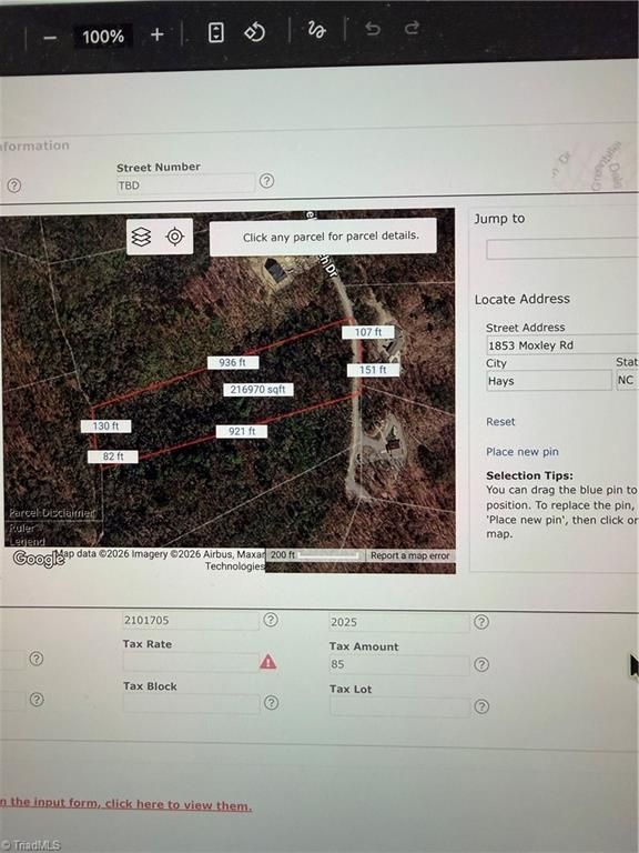 TBD Twin Branch Drive, Hays, NC 28635