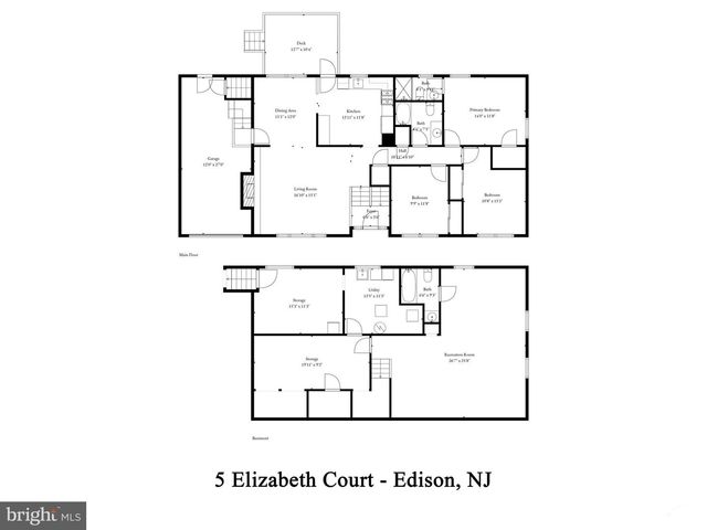 5 ELIZABETH CT, Edison, NJ 08817