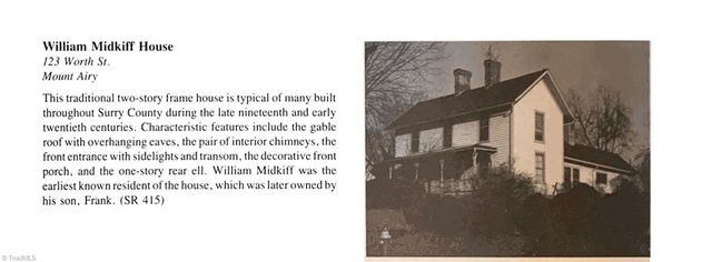 123 Worth Street, Mount Airy, NC 27030