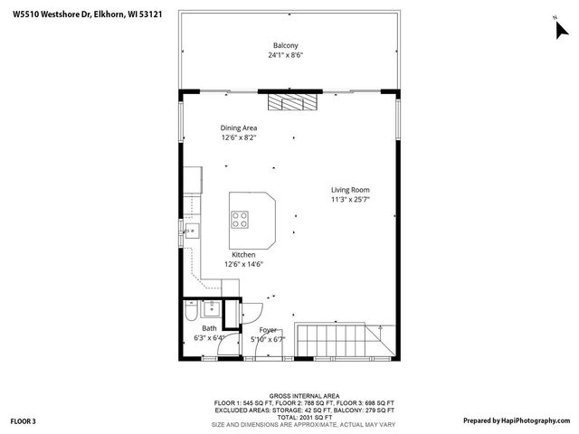 W5510 Westshore DRIVE, Elkhorn, WI 53121