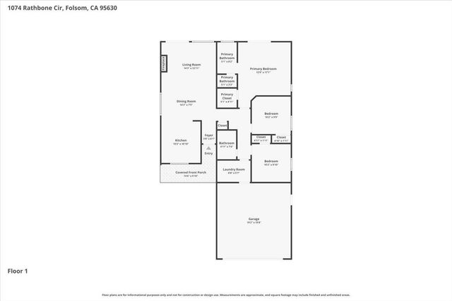 1074 Rathbone Cir, Folsom, CA 95630