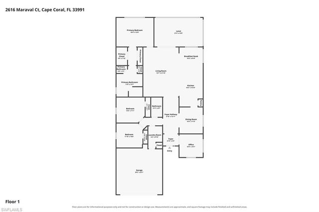 2616 Maraval CT, Cape Coral, FL 33991