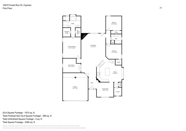 15610 Forest Run Drive, Cypress, TX 77433