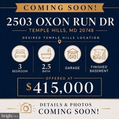 2503 OXON RUN DR, Temple Hills, MD 20748