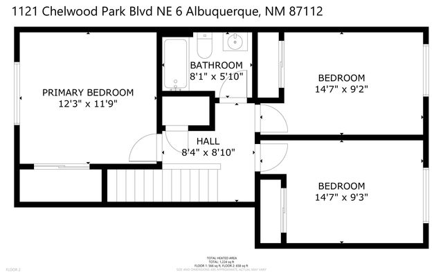 1121 Chelwood Park Boulevard NE APT 6, Albuquerque, NM 87112