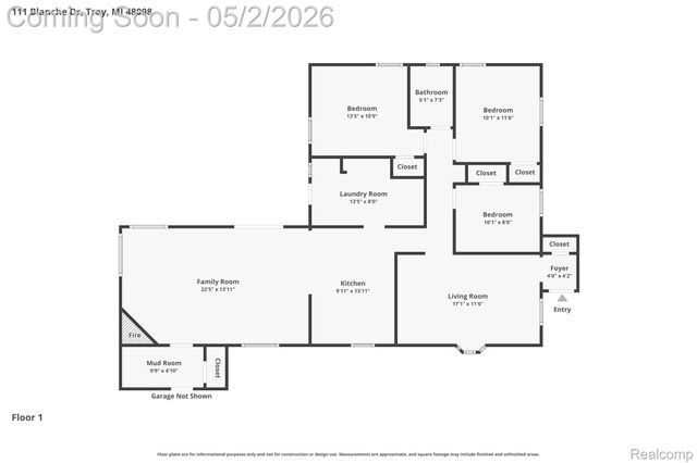 111 Blanche Drive, Troy, MI 48098