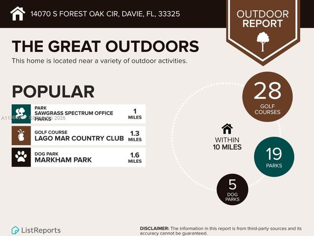 14070 S Forest Oak Cir, Davie, FL 33325