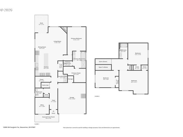 12095 Sw SONGLARK Ter, Beaverton, OR 97007