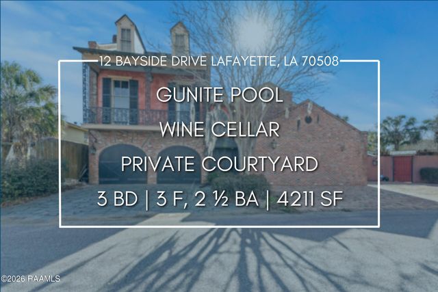 12 Bayside Drive, Lafayette, LA 70508