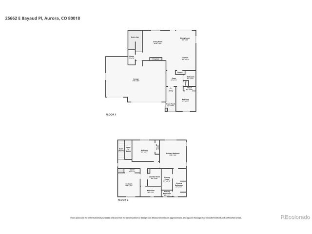 25662 E Bayaud Pl, Aurora, CO 80018