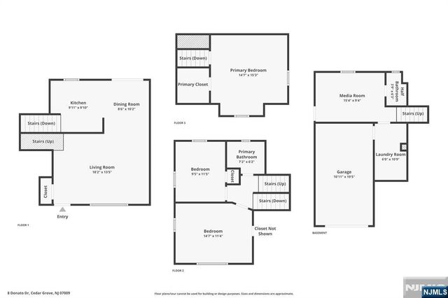 8 Donato Drive, Cedar Grove, NJ 07009