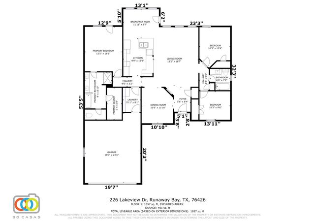 226 Lakeview Drive, Runaway Bay, TX 76426