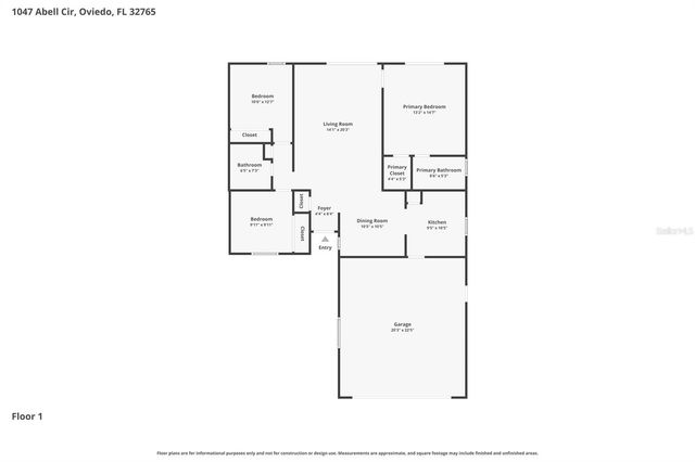 1047 ABELL CIRCLE, Oviedo, FL 32765