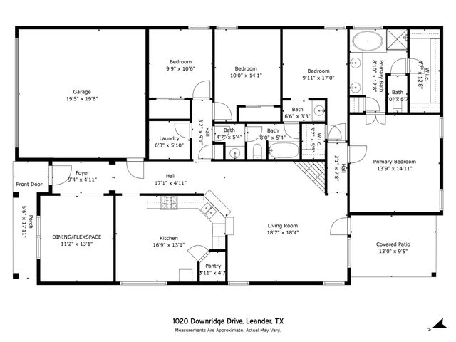 1020 Downridge DR, Leander, TX 78641