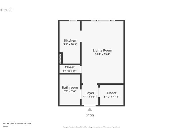 1811 Nw COUCH St 407, Portland, OR 97209