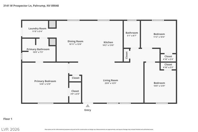 3141 West Prospector Lane, Pahrump, NV 89048