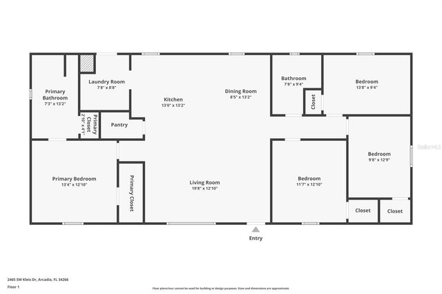 2465 SW KLEIS DRIVE, Arcadia, FL 34266