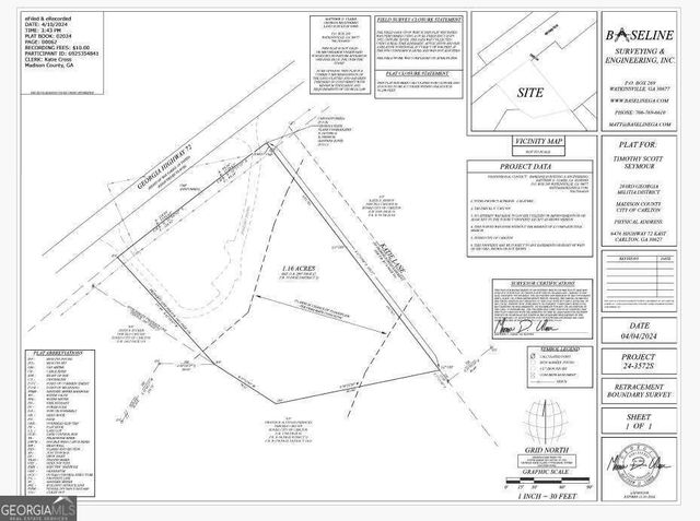 6476 Hwy 72, Carlton, GA 30627