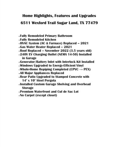 6511 Wexford Trail, Sugar Land, TX 77479