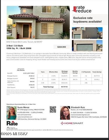 6012 S Sweet Birch Lane, Tucson, AZ 85747