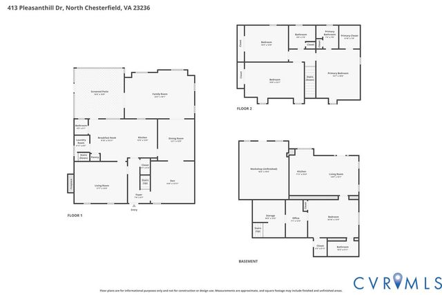 413 Pleasanthill Dr, North Chesterfield, VA 23236