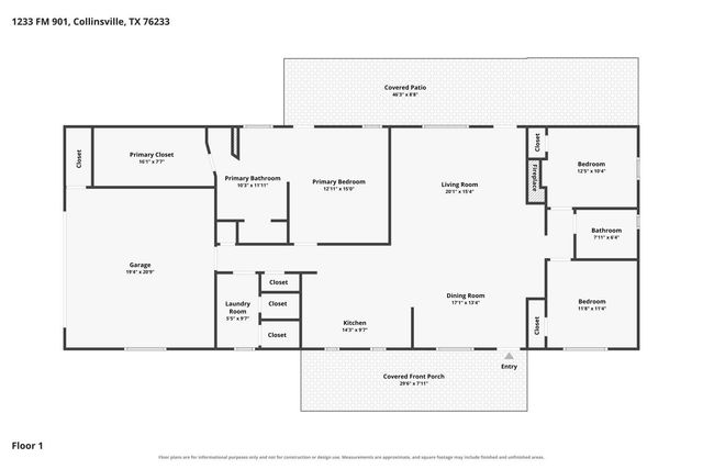 1233 Fm 901, Collinsville, TX 76233