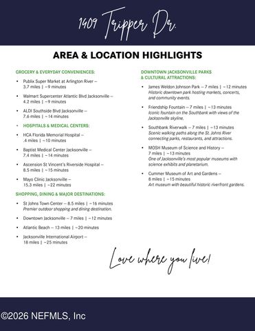 1409 TRIPPER Drive, Jacksonville, FL 32211