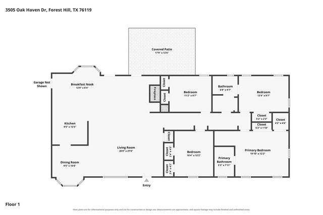 3505 Oak Haven Drive, Forest Hill, TX 76119