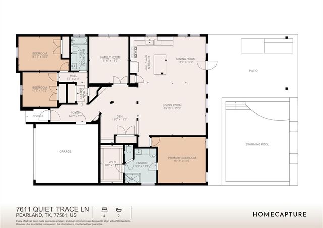 7511 Quiet Trace Lane, Pearland, TX 77581