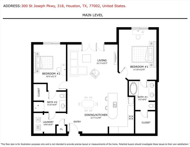 300 St Joseph Parkway 318, Houston, TX 77002