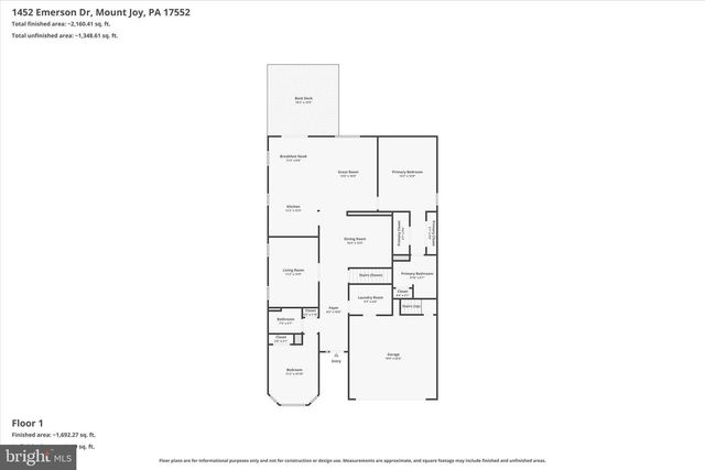 1452 EMERSON DR, Mount Joy, PA 17552