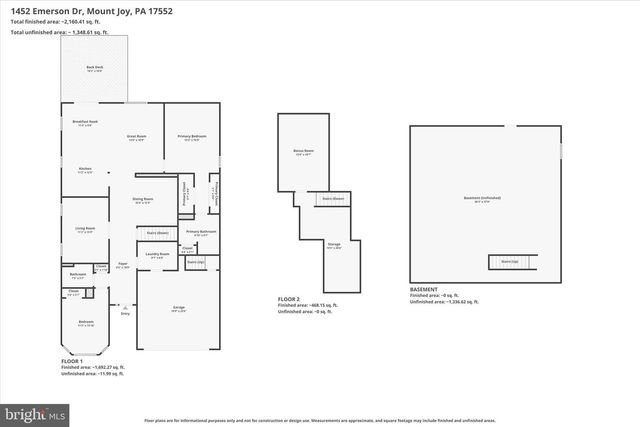 1452 EMERSON DR, Mount Joy, PA 17552
