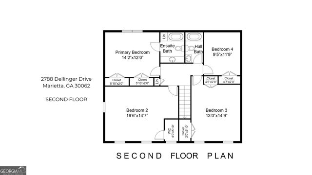 2788 Dellinger Drive, Marietta, GA 30062