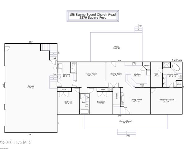 158 Stump Sound Church Road, Holly Ridge, NC 28445